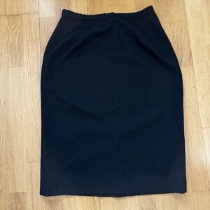 Pendleton 100% Virgin Wool Pencil Skirt 12 Made In USA Chic Office Career Lawyer